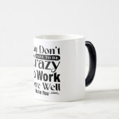 Mug Magic Funny Office Coffee Quotes モーフィングマグカップ (正面右)