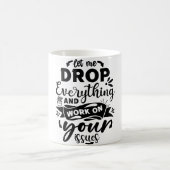 Mug Magic Funny Office Coffee Quotes モーフィングマグカップ (中央)