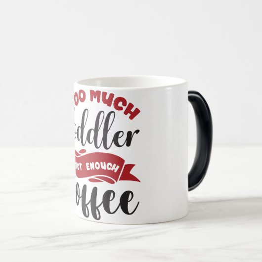 Mug Magic Funny Office Coffee Quotes モーフィングマグカップ (正面右)