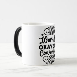 Mug Magic Funny Office Coffee Quotes モーフィングマグカップ