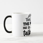 Mug Magic Funny Office Coffee Quotes モーフィングマグカップ (左)