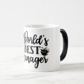 Mug Magic Funny Office Coffee Quotes モーフィングマグカップ (正面右)
