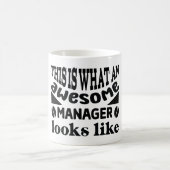 Mug Magic Funny Office Coffee Quotes モーフィングマグカップ (中央)