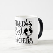 Mug Magic Funny Office Coffee Quotes モーフィングマグカップ (正面右)