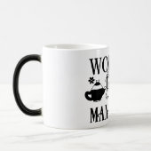 Mug Magic Funny Office Coffee Quotes モーフィングマグカップ (左)