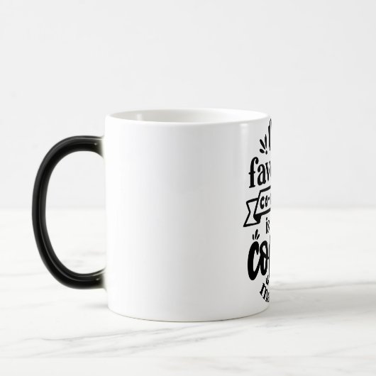 Mug Magic Funny Office Coffee Quotes モーフィングマグカップ (左)