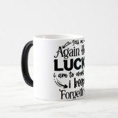 Mug Magic Funny Office Coffee Quotes モーフィングマグカップ (正面左)