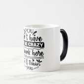 Mug Magic Funny Office Coffee Quotes モーフィングマグカップ (正面右)