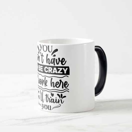 Mug Magic Funny Office Coffee Quotes モーフィングマグカップ (正面右)