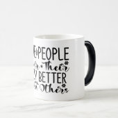 Mug Magic Funny Office Coffee Quotes モーフィングマグカップ (正面右)