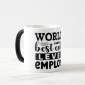 Mug Magic Funny Office Coffee Quotes モーフィングマグカップ (正面左)