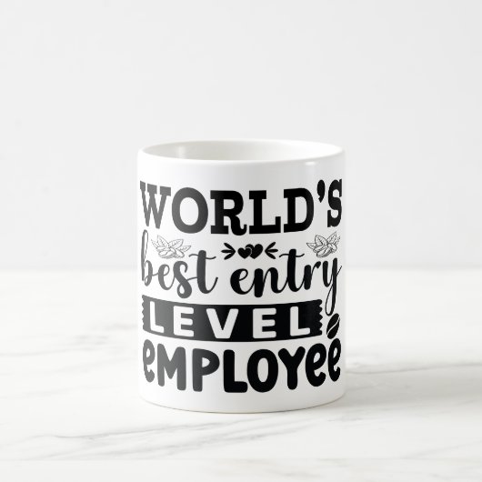 Mug Magic Funny Office Coffee Quotes モーフィングマグカップ (中央)