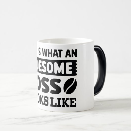 Mug Magic Funny Office Coffee Quotes モーフィングマグカップ (正面右)
