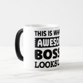 Mug Magic Funny Office Coffee Quotes モーフィングマグカップ (正面左)