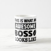 Mug Magic Funny Office Coffee Quotes モーフィングマグカップ (中央)