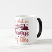 Mug Magic Funny Office Coffee Quotes モーフィングマグカップ (正面右)
