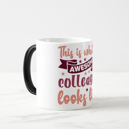 Mug Magic Funny Office Coffee Quotes モーフィングマグカップ (正面左)