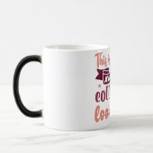 Mug Magic Funny Office Coffee Quotes モーフィングマグカップ (左)