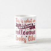 Mug Magic Funny Office Coffee Quotes モーフィングマグカップ (中央)