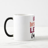Mug Magic Funny Office Coffee Quotes モーフィングマグカップ (左)