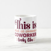 Mug Magic Funny Office Coffee Quotes モーフィングマグカップ (中央)