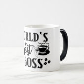 Mug Magic Funny Office Coffee Quotes モーフィングマグカップ (正面右)