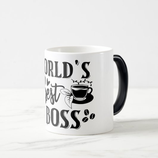 Mug Magic Funny Office Coffee Quotes モーフィングマグカップ (正面右)