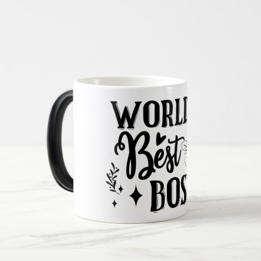 Mug Magic Funny Office Coffee Quotes モーフィングマグカップ (正面左)