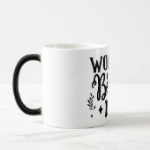 Mug Magic Funny Office Coffee Quotes モーフィングマグカップ (左)