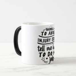 Mug Magic Funny Office Coffee Quotes モーフィングマグカップ