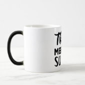Mug Magic Funny Office Coffee Quotes モーフィングマグカップ (左)