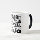 Mug Magic Funny Office Coffee Quotes モーフィングマグカップ (正面右)