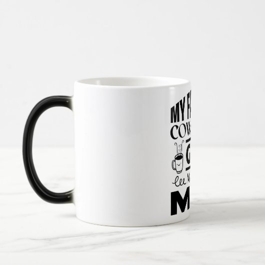 Mug Magic Funny Office Coffee Quotes モーフィングマグカップ (左)