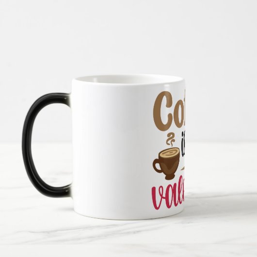 Mug Magic Funny Office Coffee Quotes モーフィングマグカップ (左)