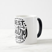 Mug Magic Funny Office Coffee Quotes モーフィングマグカップ (正面右)