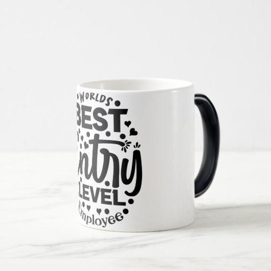 Mug Magic Funny Office Coffee Quotes モーフィングマグカップ (正面右)