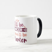 Mug Magic Funny Office Coffee Quotes モーフィングマグカップ (正面右)