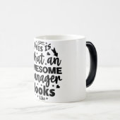Mug Magic Funny Office Coffee Quotes モーフィングマグカップ (正面右)