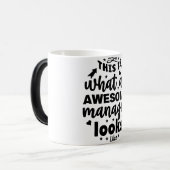 Mug Magic Funny Office Coffee Quotes モーフィングマグカップ (正面左)