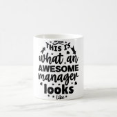 Mug Magic Funny Office Coffee Quotes モーフィングマグカップ (中央)