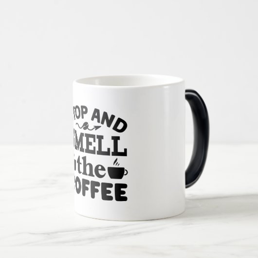 Mug Magic Funny Office Coffee Quotes モーフィングマグカップ (正面右)