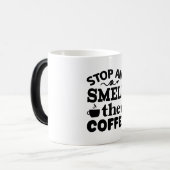 Mug Magic Funny Office Coffee Quotes モーフィングマグカップ (正面左)