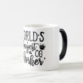 Mug Magic Funny Office Coffee Quotes モーフィングマグカップ (正面右)