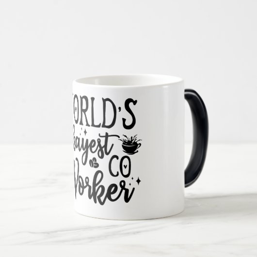 Mug Magic Funny Office Coffee Quotes モーフィングマグカップ (正面右)