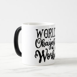 Mug Magic Funny Office Coffee Quotes モーフィングマグカップ