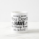 Mug Magic Funny Office Coffee Quotes モーフィングマグカップ (中央)
