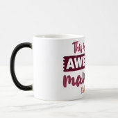 Mug Magic Funny Office Coffee Quotes モーフィングマグカップ (左)