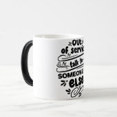 Mug Magic Funny Office Coffee Quotes モーフィングマグカップ (正面左)