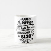 Mug Magic Funny Office Coffee Quotes モーフィングマグカップ (中央)