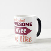Mug Magic Funny Office Coffee Quotes モーフィングマグカップ (正面右)